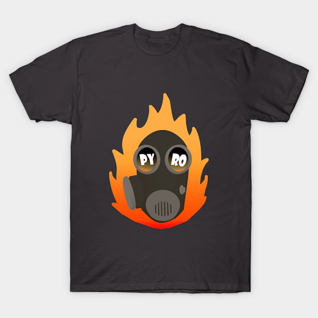 Pyro TF2 Simple Minimalist T-Shirt by Vatar